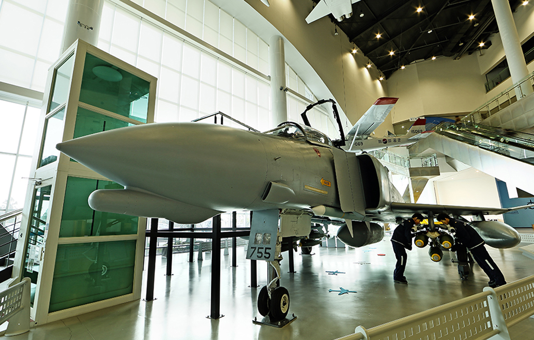 F-4D 팬텀  전시물 모습