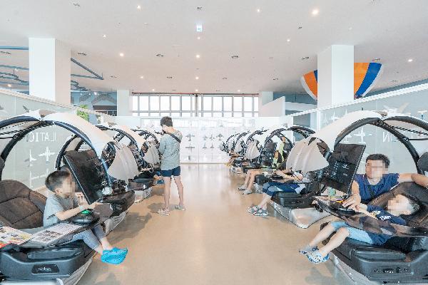 Lets be an airplane pilot. Flight simulation!